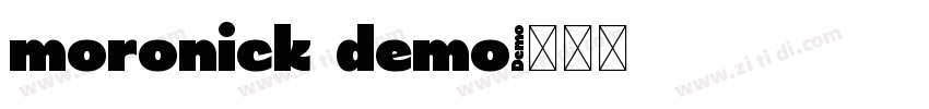 moronick demo字体转换 moronick demo字体转换